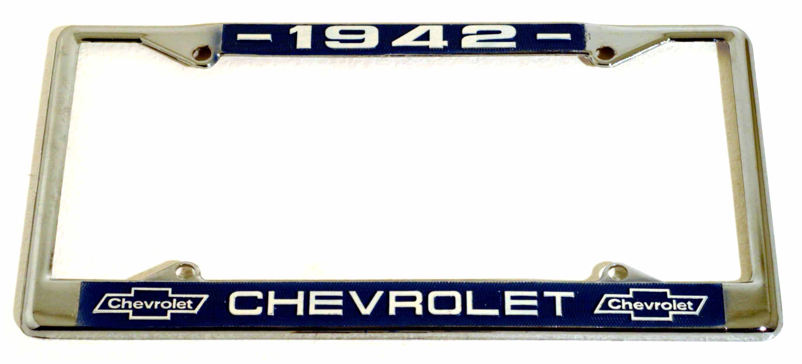 クロームライセンスフレーム／’４２ CHEVROLET