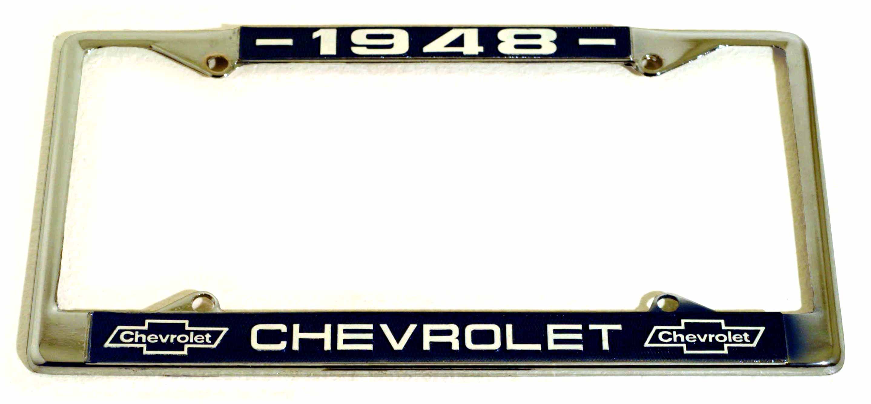 クロームライセンスフレーム／’４８ CHEVROLET