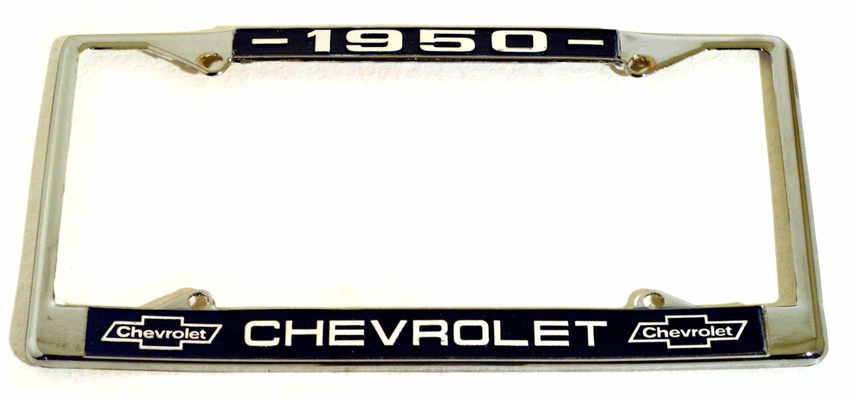 クロームライセンスフレーム／’５０ CHEVROLET