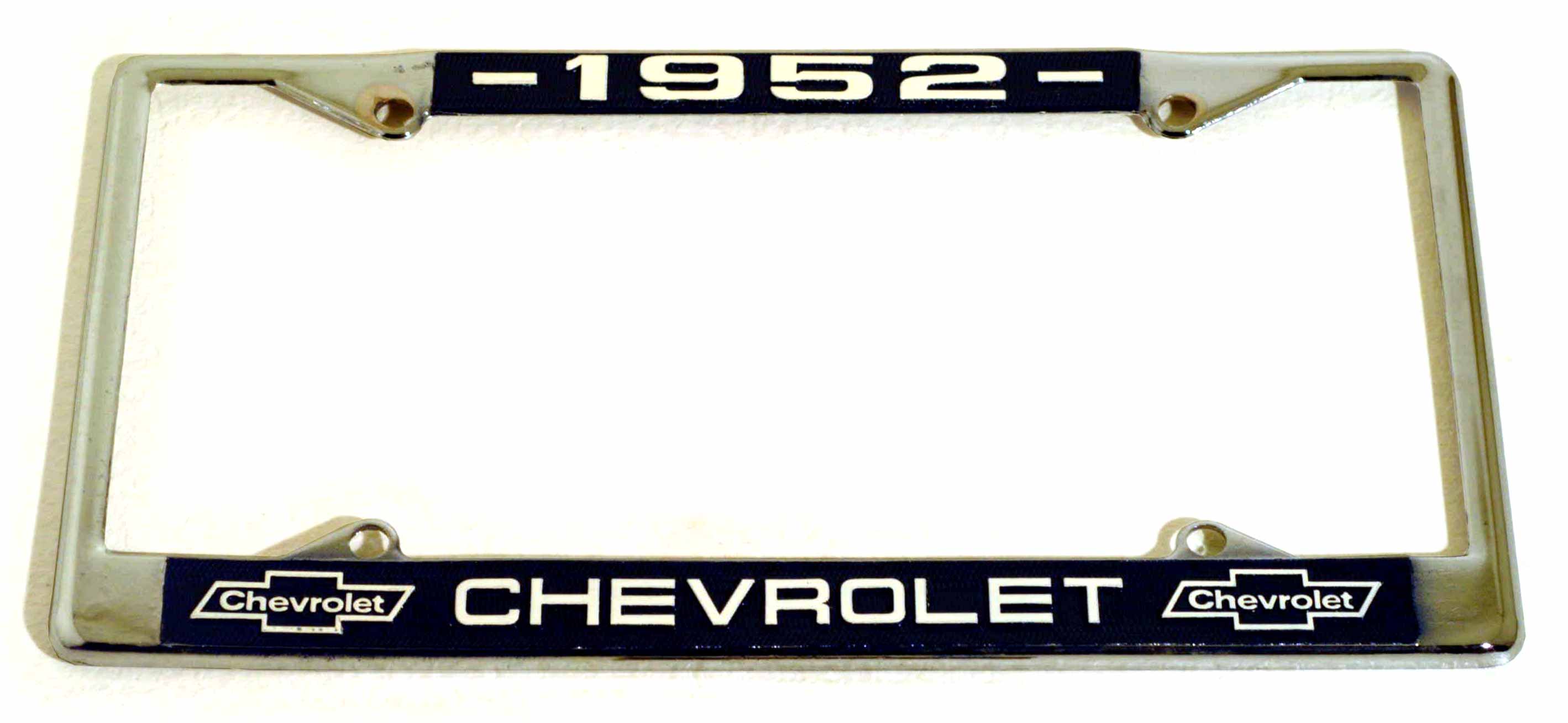 クロームライセンスフレーム／’５２ CHEVROLET