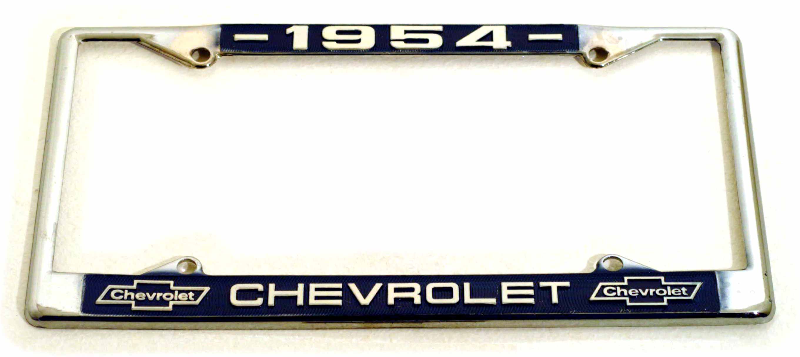 クロームライセンスフレーム／’５４ CHEVROLET