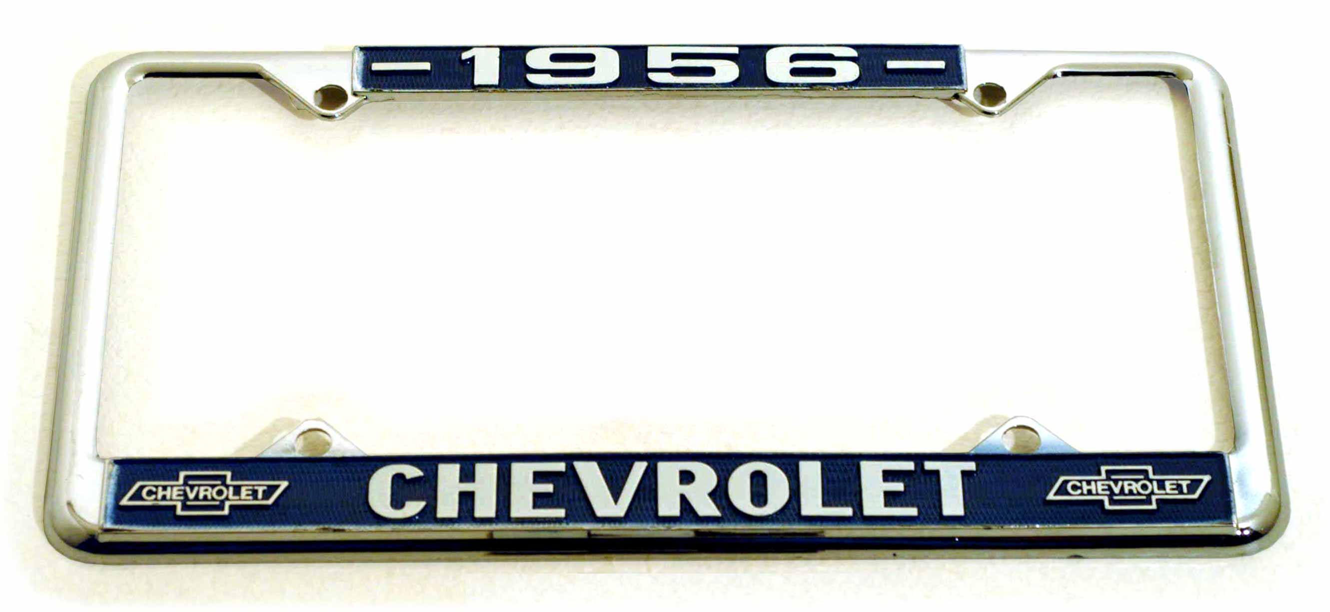 クロームライセンスフレーム／’５６ CHEVROLET
