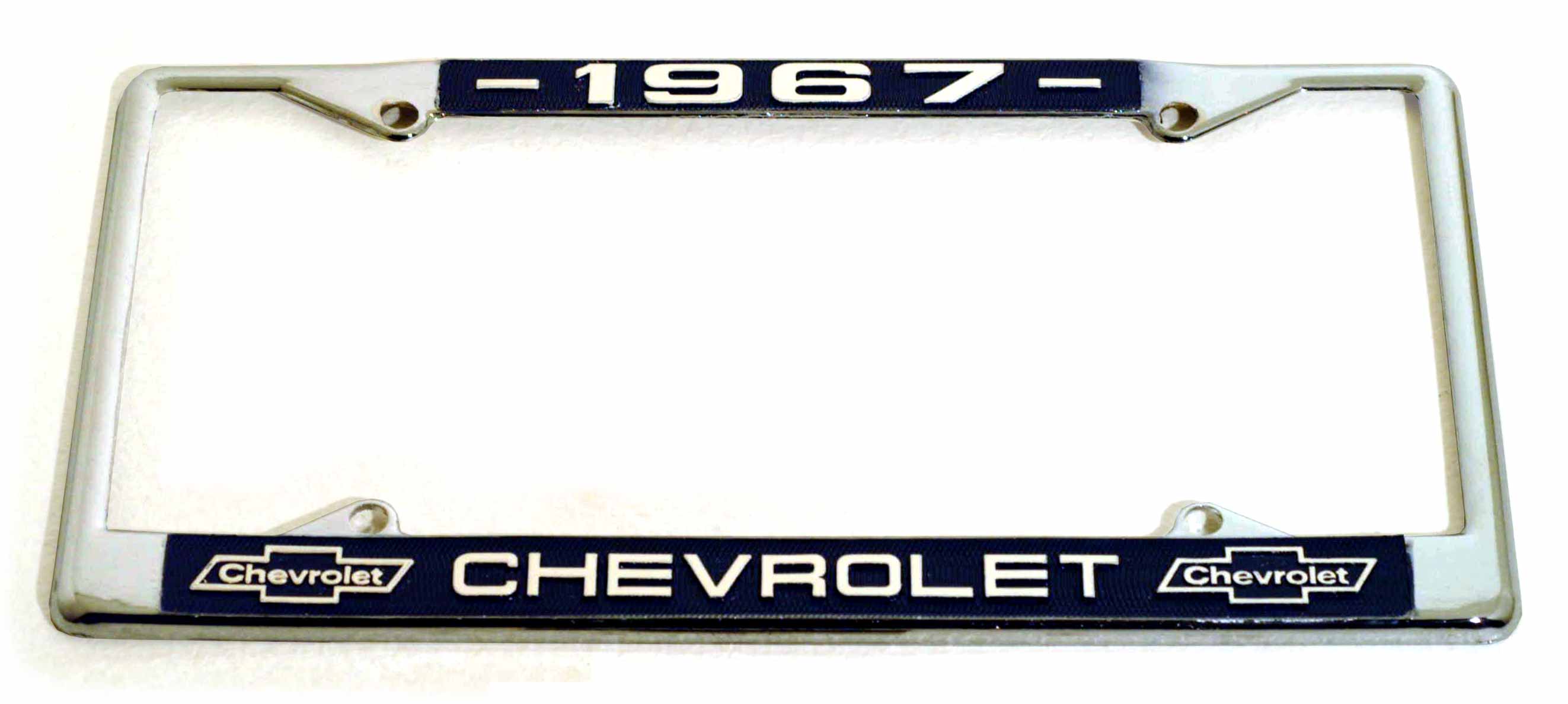 クロームライセンスフレーム／’６７ CHEVROLET