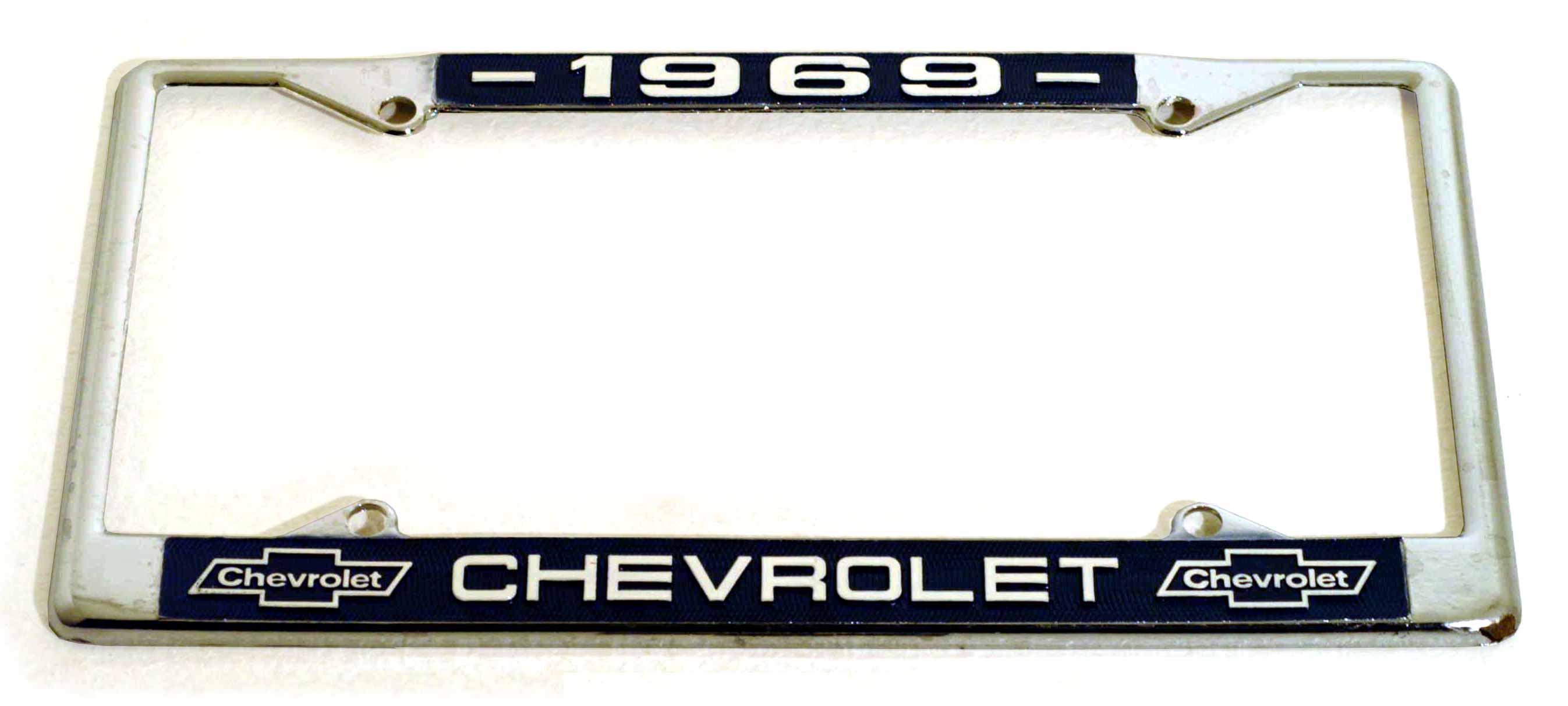 クロームライセンスフレーム／’６９ CHEVROLET