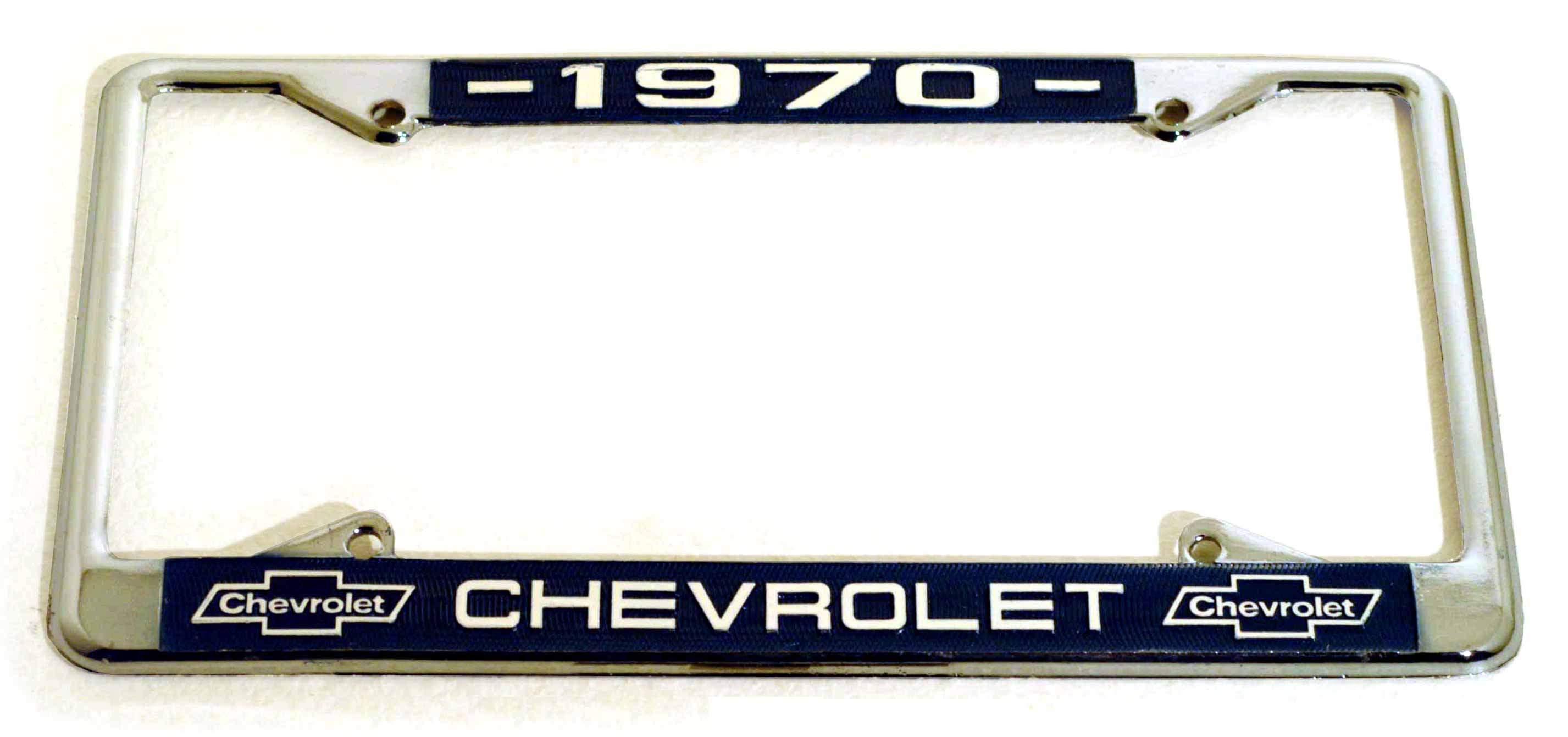 クロームライセンスフレーム／’７０ CHEVROLET