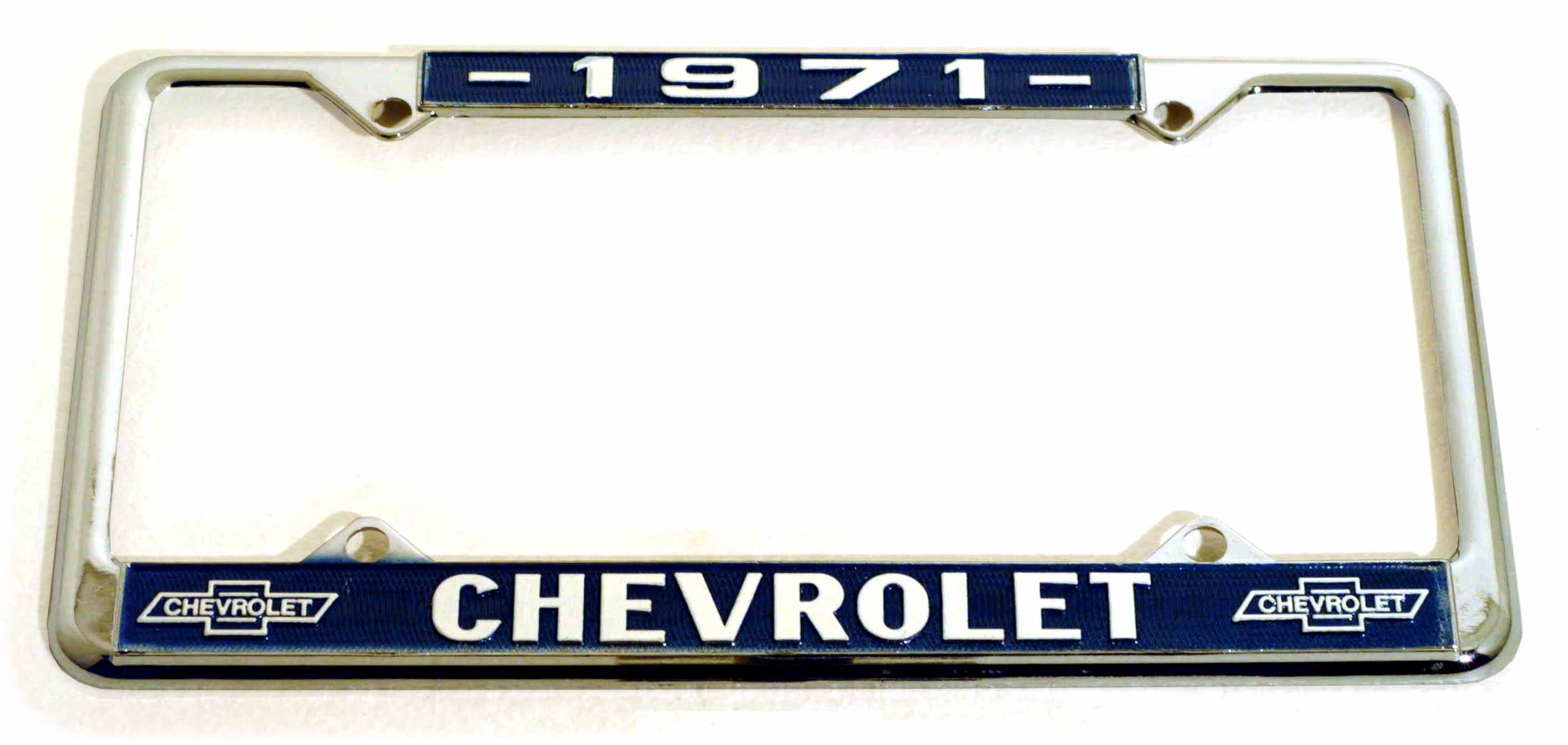 クロームライセンスフレーム／’７１ CHEVROLET