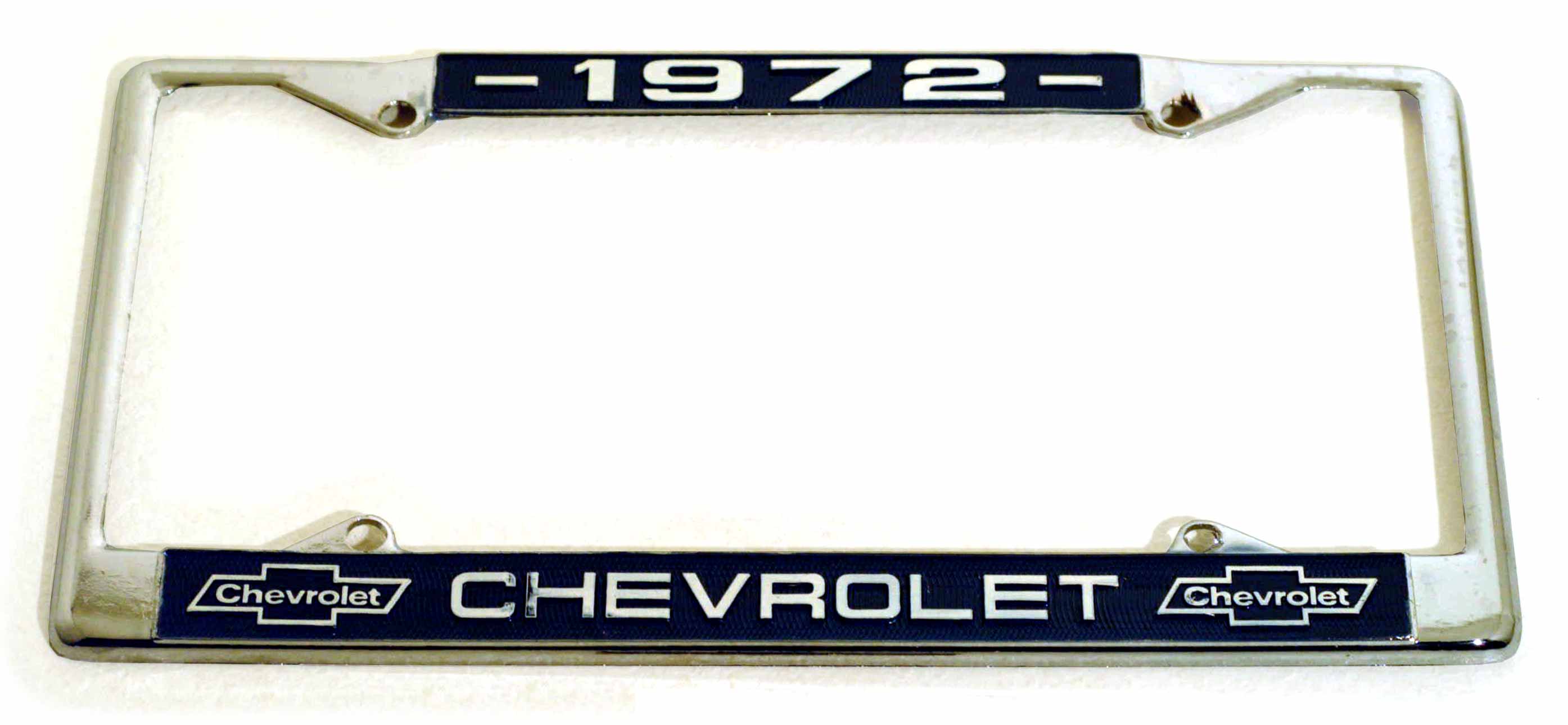 クロームライセンスフレーム／’７２ CHEVROLET