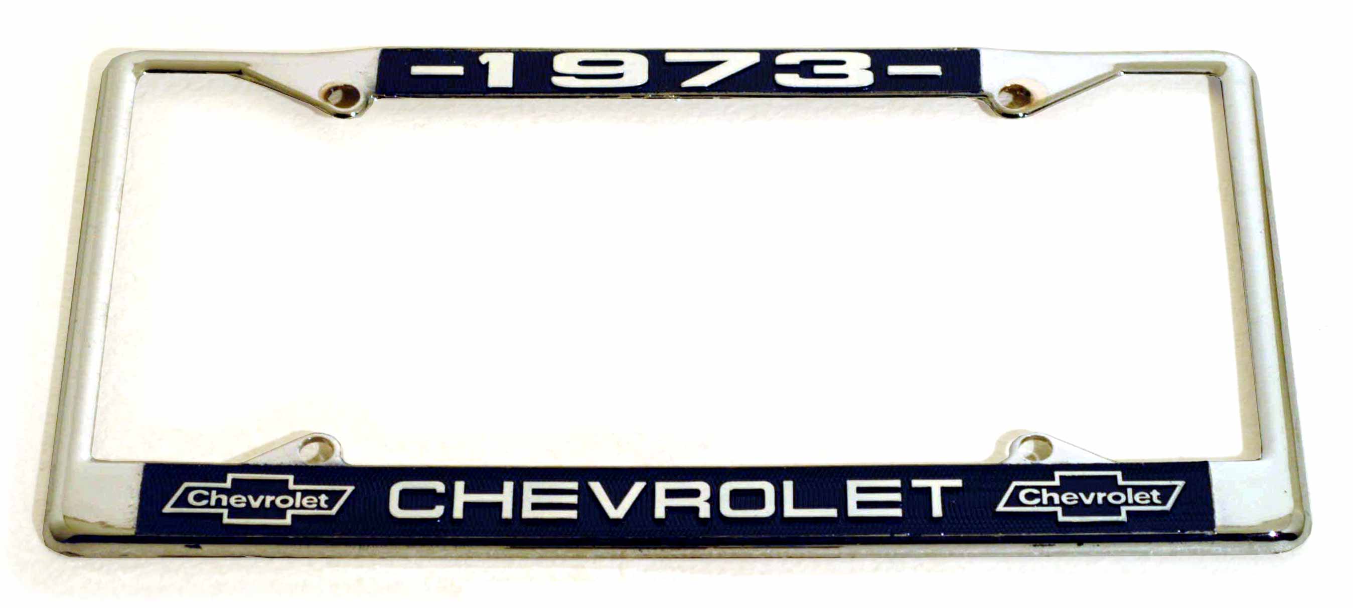 クロームライセンスフレーム／’７３ CHEVROLET