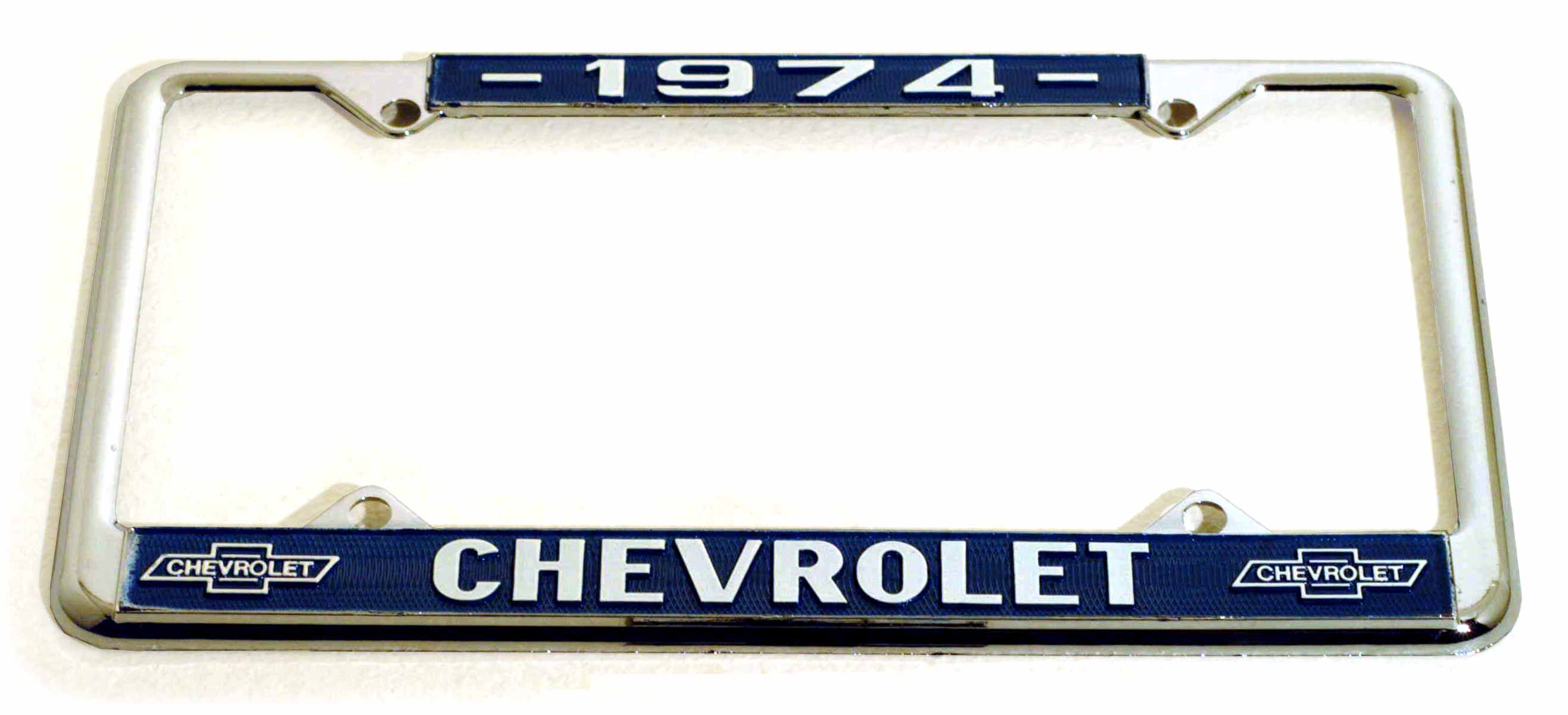 クロームライセンスフレーム／’７４ CHEVROLET