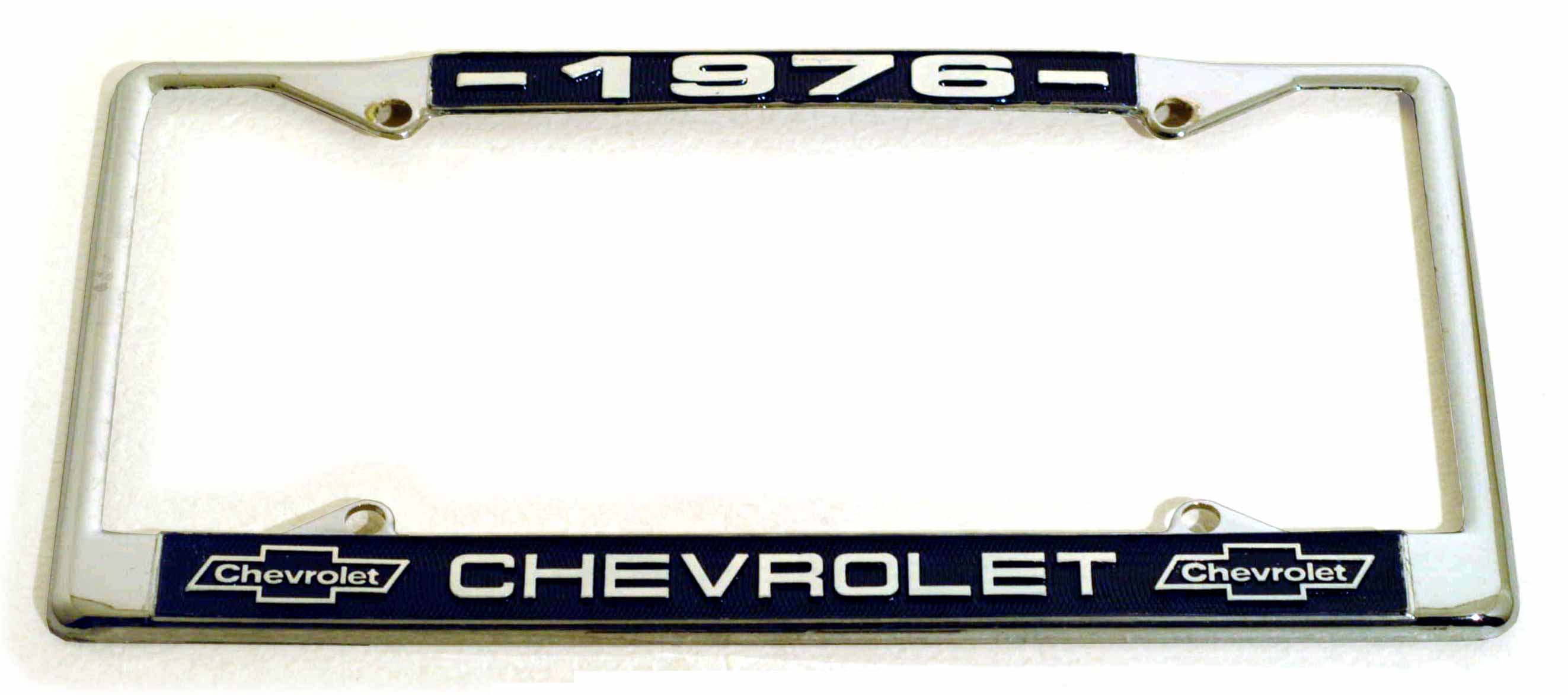 クロームライセンスフレーム／’７６ CHEVROLET