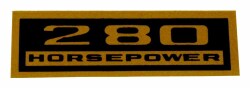 バルブカバー デカール "280 HORSEPOWER"