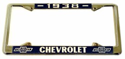 クロームライセンスフレーム／’３８ CHEVROLET