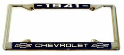 クロームライセンスフレーム／’４１ CHEVROLET