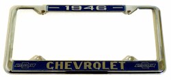 クロームライセンスフレーム／’４６ CHEVROLET