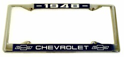 クロームライセンスフレーム／’４８ CHEVROLET