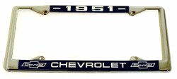 クロームライセンスフレーム／’５１ CHEVROLET