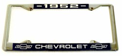 クロームライセンスフレーム／’５２ CHEVROLET