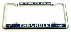 クロームライセンスフレーム／’５６ CHEVROLET