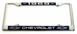 クロームライセンスフレーム／’６９ CHEVROLET