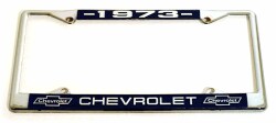 クロームライセンスフレーム／’７３ CHEVROLET