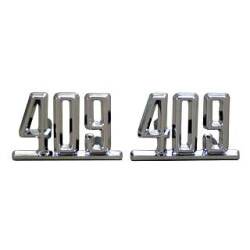 64　"409" フロントフェンダーエンブレム