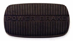 58-'65　ブレーキペダルパッド　Ａ／Ｔ（文字有りPOWER BRAKE）