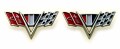 64　フロントフェンダー "V" エンブレム　フラグ付