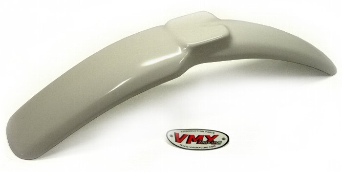 1974-75 CR125 1973-74 CR250 フロントフェンダー（ホワイト）