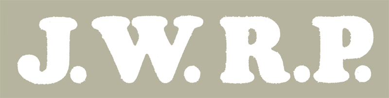 J.W.R.P. Die Cut （ホワイト）デカール