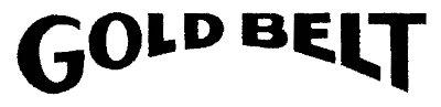 Goldbelt Die Cut デカール（ブラック）