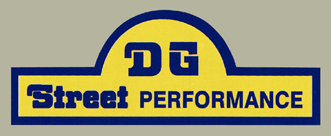 DG Street Performance スィングアームデカール（イエロー）（EA)