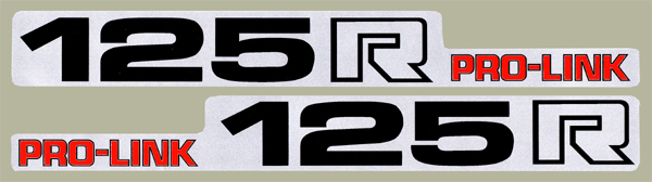 1983 Honda CR125R スウィングアームデカール(PR)