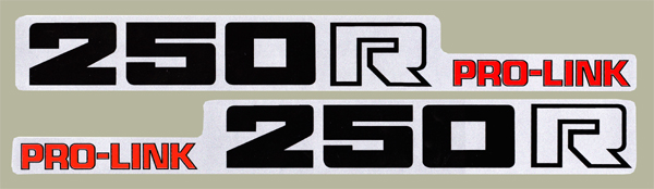 1983 Honda CR250R スウィングアームデカール(PR)