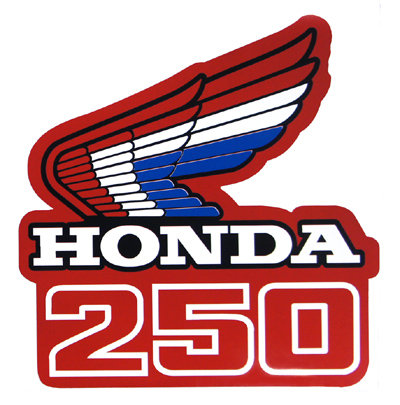 1985-87 Honda CR250 シュラウドデカール(PR)