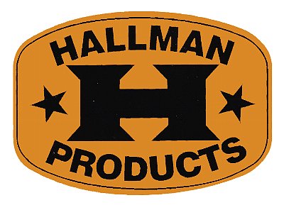 Hallman デカール（ゴールド）