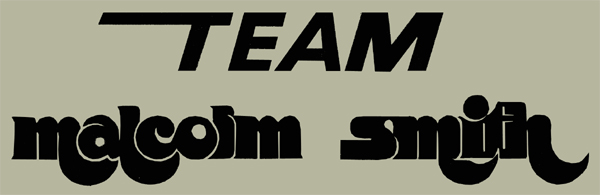 TEAM Malcolm Smith Die Cut デカール