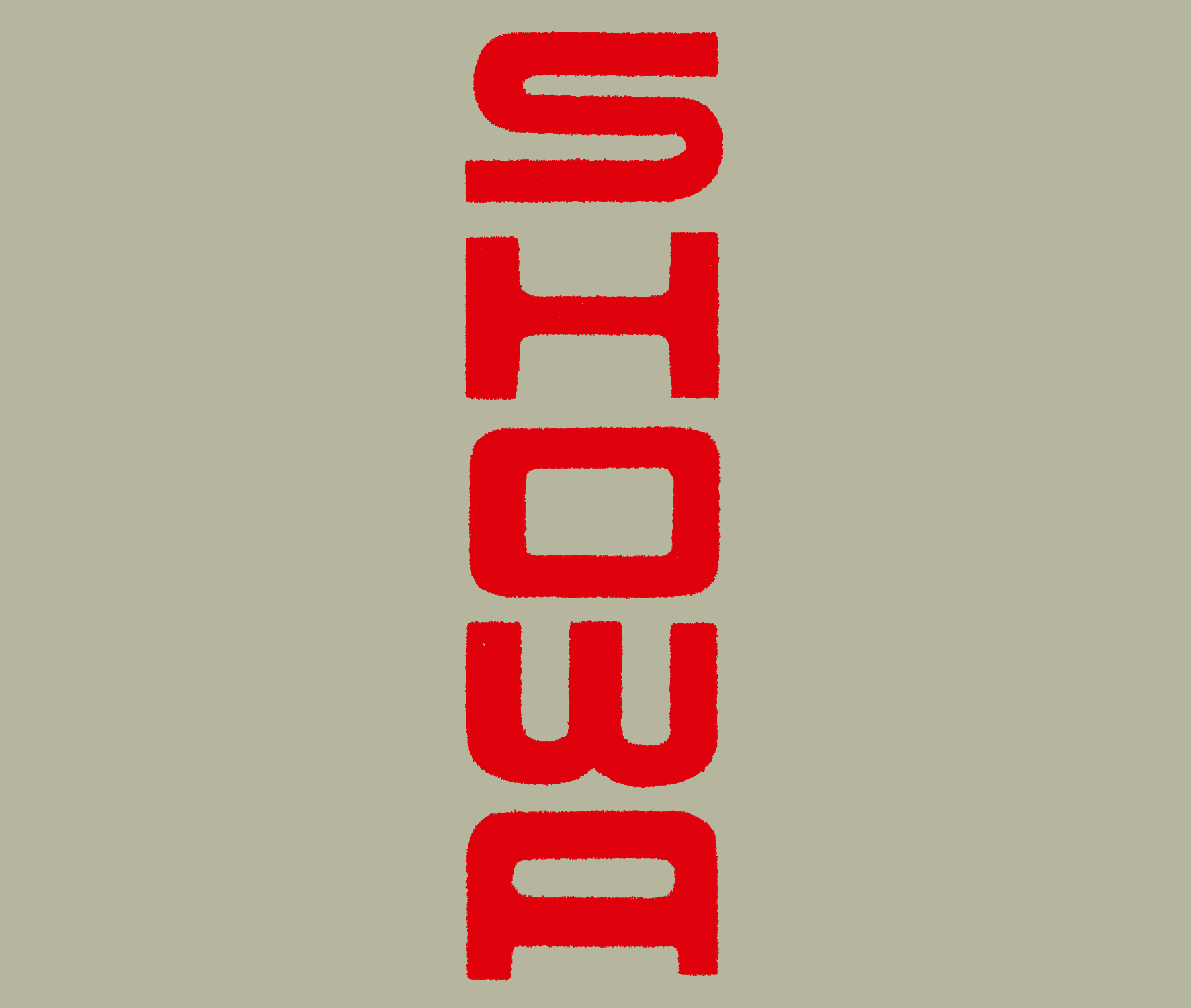 SHOWA Die Cut （レッド）デカール