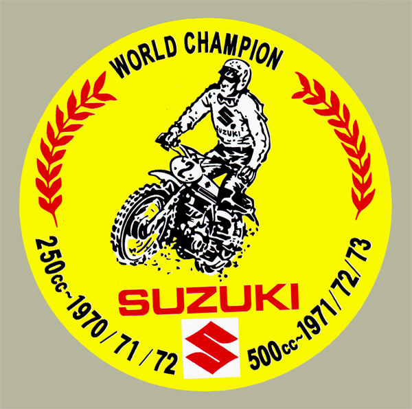 SUZUKI World Champion デカール