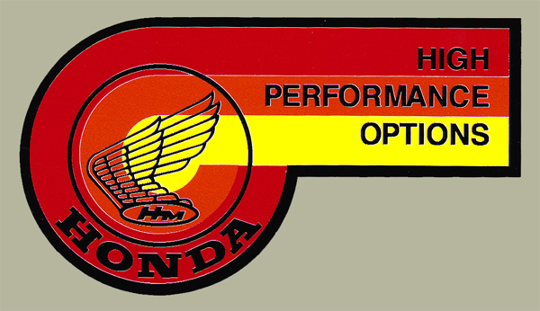 HONDA High Performance Options デカール