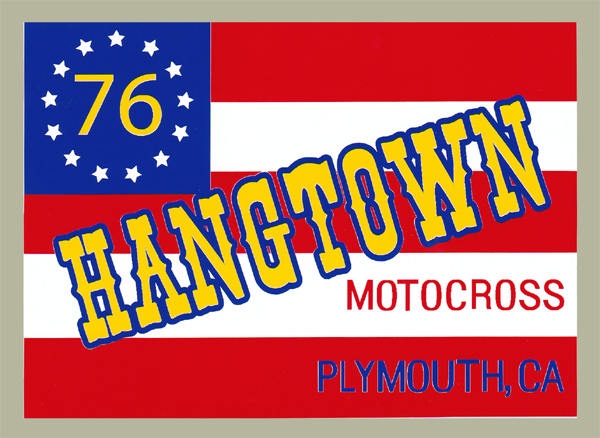 1976 HANG TOWN Flag デカール