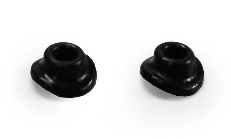 DRC　エアバルブマッドガード　黒（2ｐｃｓ）