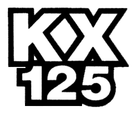1977-78 KX125 サイドパネルデカール(ペア)