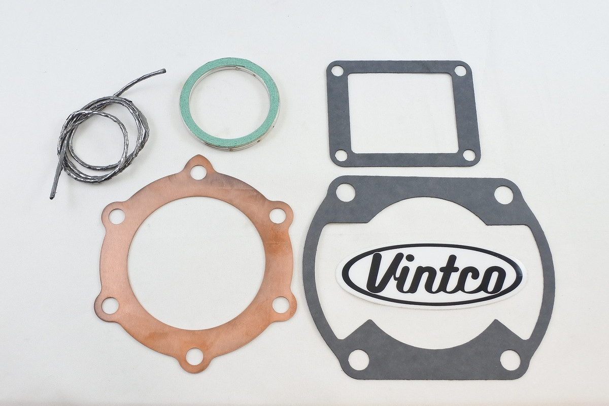1975 MX250 1976 YZ250 トップエンド ガスケットキット（ボア：70mm～71.5mm）