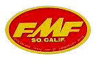 FMF Oval デカール（レッドベース）（ラージ）