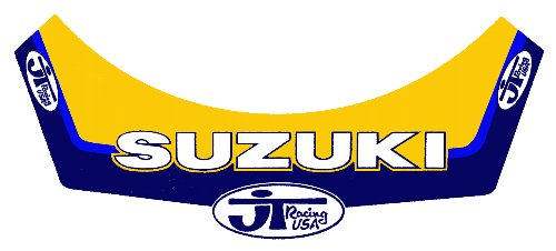 JT Team Suzukiバイザーデカール