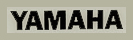 Yamaha 6" ブラックデカール