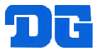 DG Die Cut タンクデカール（ブルー）