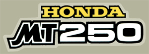 Honda MT250 サイドパネルデカール（EA)