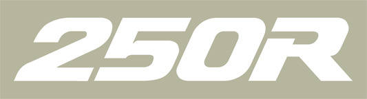 1992 Honda XR250R シートステンシル