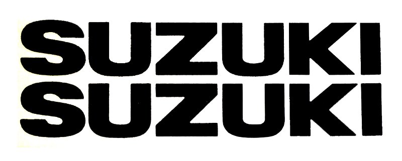 1976-77 RM100/125/250/400 "SUZUKI" タンクデカール（PR)